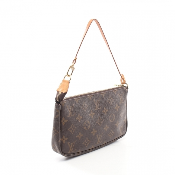 Louis Vuitton Pochette Accessoire Monogram Handbag Brown - Picture 1 of 8
